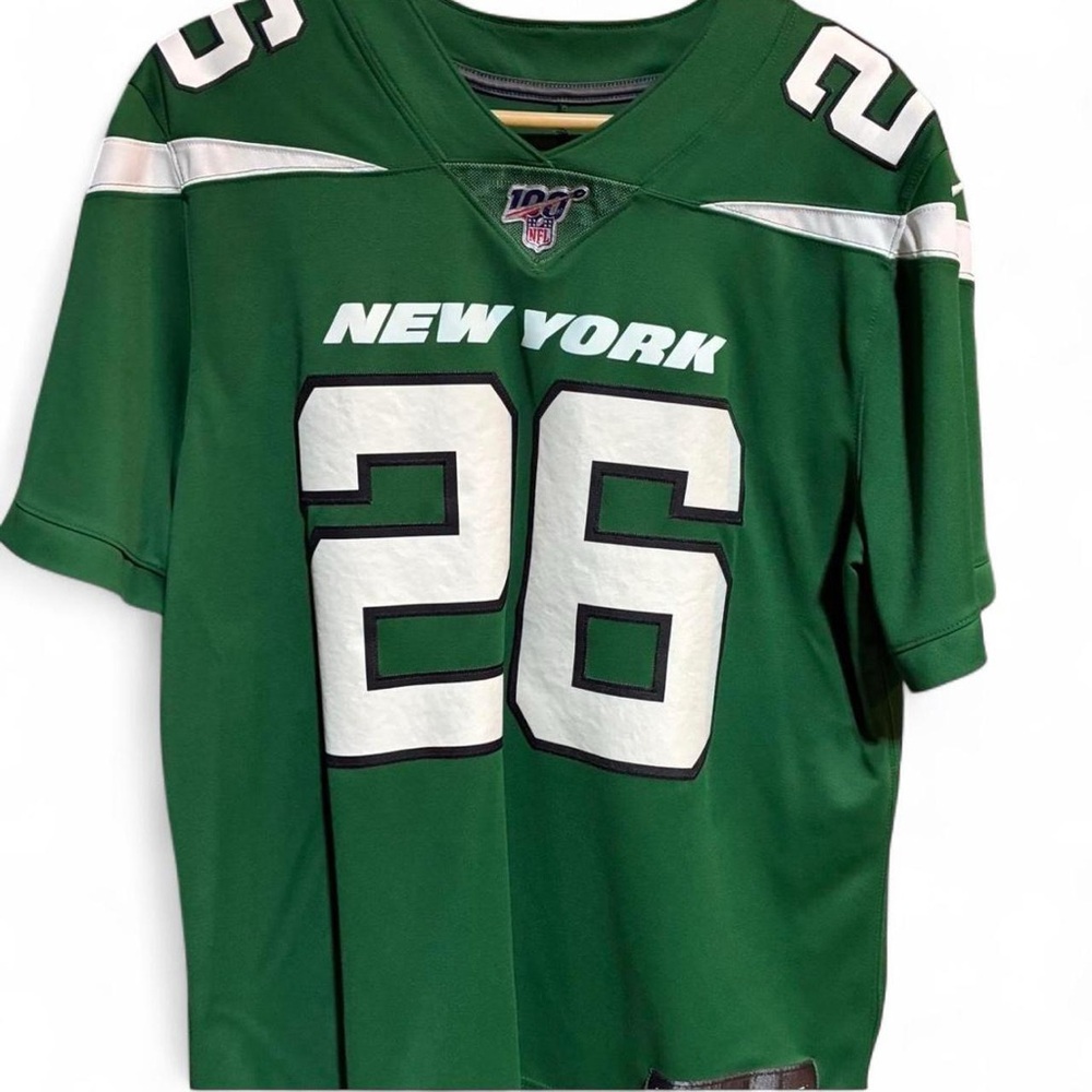 Green Football Jersey Nike NFL NewYork Jets - Picture 2 of 6